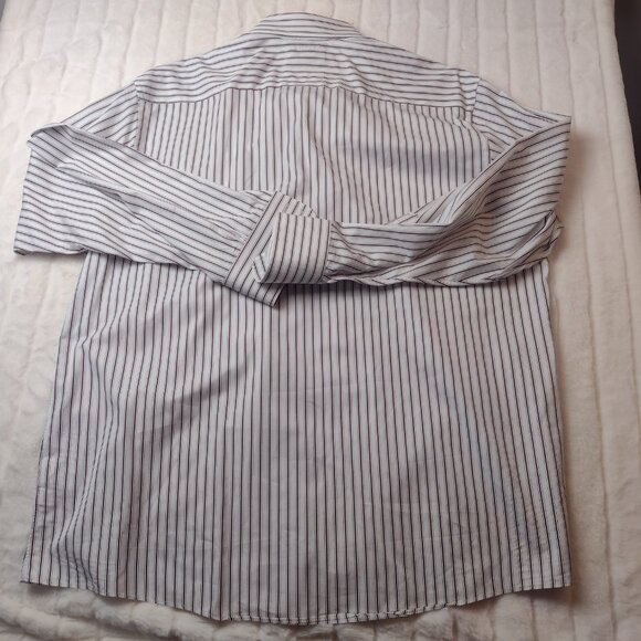 Brooks Brothers Thomas Mason Regent Fit Men's XL 17.5/34 Button Up Long Sleeve - Picture 10 of 14